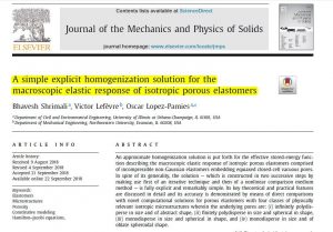 Porous Elastomers Abaqus UHYPER Subroutine - Validation paper