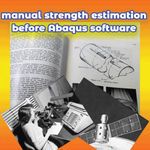 Manual strength estimation, before Abaqus software