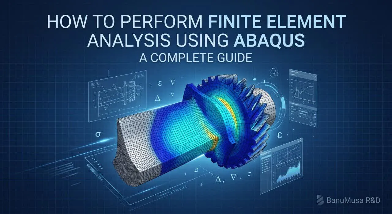 Perform finite element analysis using Abaqus