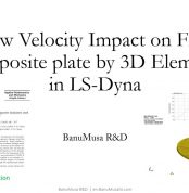 validation-banumusa-lsdyna-low velocity impact