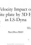 validation-banumusa-lsdyna-low velocity impact