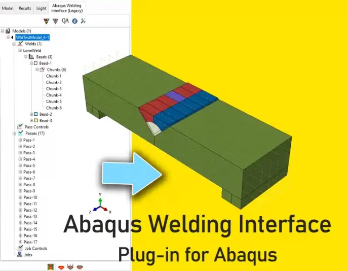 awi plugin - abaqus welding interface plugin - welding fea simulation - cae - simulia -qustomapps