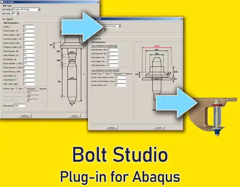 Bolt Studio Plug in for Abaqus CAE
