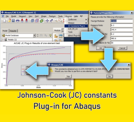 Johnson-Cook plugin for Abaqus