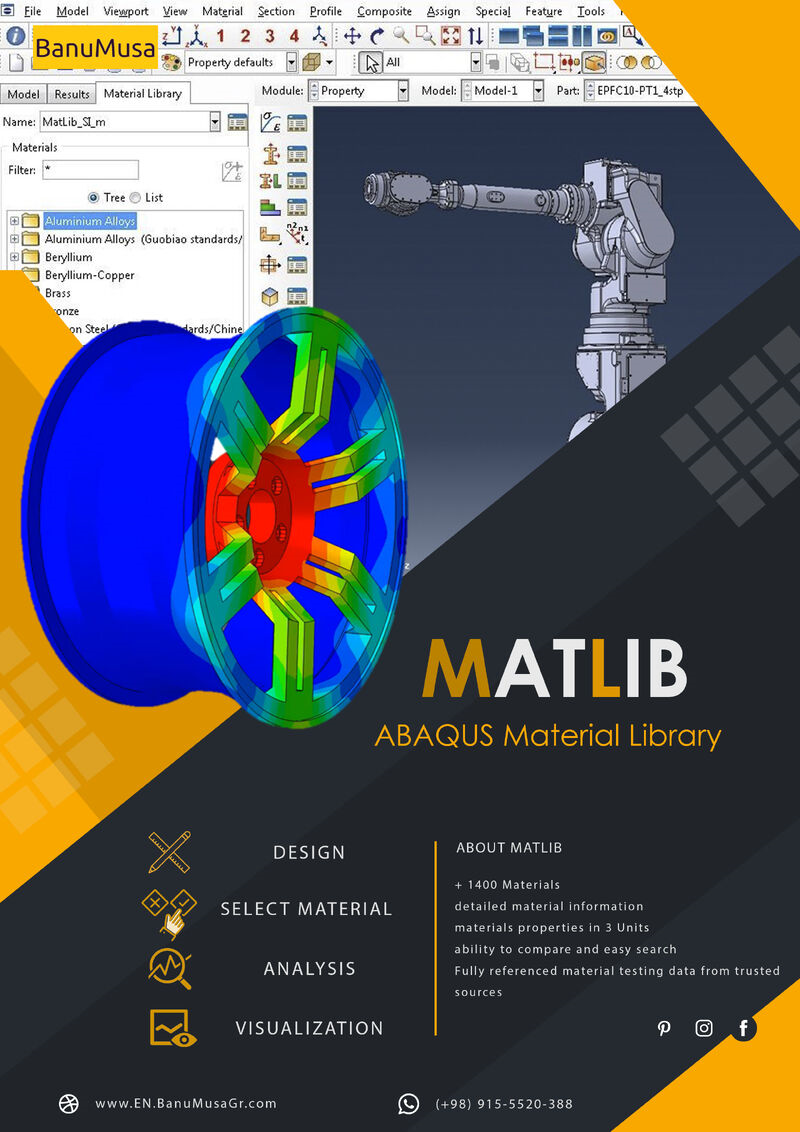 matlib abaqus material database library free download