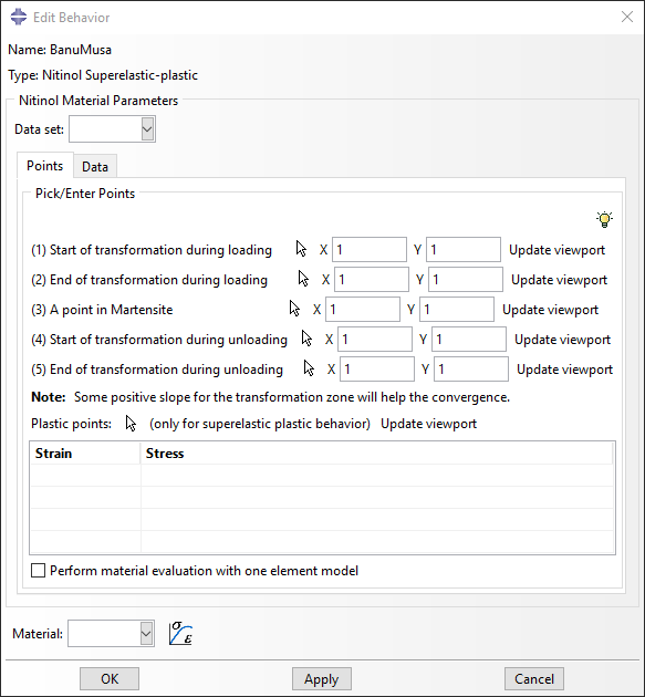 Abaqus Tutorial calibration -edit behavior- Abaqus nitinol plugin installation - banumusa