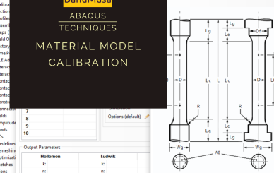 Material Model Calibration Abaqus CAE FEA banumusa plugins tutorials vumat subroutines