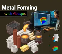 metal forming with abaqus cae fea workshop course nafems
