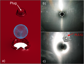 Penetration of a rigid projectile on an aluminum plate lsdyna banumusa validation